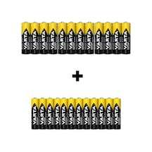 Varta Super Heavy Duty AA Kalem Pil 12'li + Super Heavy Duty AAA İnce Kalem Pil 12'li