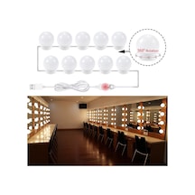 Trendpoint 10Ledli Usbli Makyaj Aynası Lambası Banyo Ciltbakım De