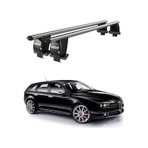 Royal Alfa Romeo 159 2006-2013 Uyumlu Gri Kilitli Ara Atkı Port Bagaj Tavan Barı