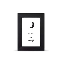 You Are Moonlight Sen Ay Işığımsın Çerçeveli Afiş Poster - 10x15 cm Küçük Boy
