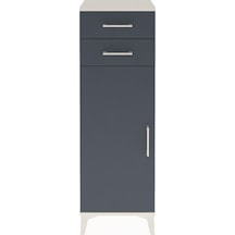 Arges Dolap 2 Raflı 2 Çekmeceli Tek Kapaklı 44x30x134 Aytaşı-... Aytaşı