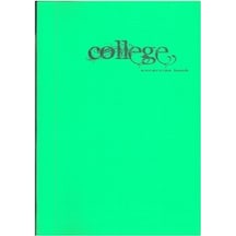 Çınar College Dikişli Pp Kap. Defter A4 80 Yp Kareli Yeşil