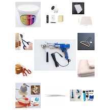 Ak-v Tufting Makinesi Full Set Mavi Ak-v - Mavi Tıraş Makinesi Set İçeriği Açıklama Kısmındadır