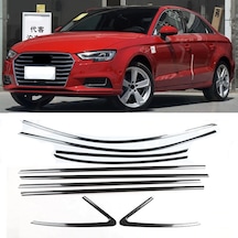 Audi A3 Sedan Cam Çıtası Çerçevesi Kromu Nikelajı 2013 Sonrası