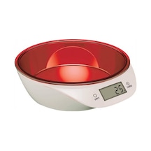 Mutfak Tartısı Dijital Lcd Ekranlı Hazneli Mutfak Terazisi 5kg Çok Renkli