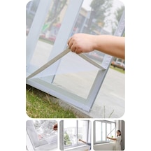 Sineklik Kendinden Yapışkanlı 100x150 Cm Ölçülü Pencere Sineklik 5 Metre Bant Hediyeli Gore