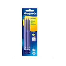 Pelikan Kurşun Kalem 3 Lü Blister Hb-b-2b P-807418 Çok Renkli