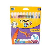 Bic Visa Fırça Uçlu Keçeli Kalem 10 Renk 828964