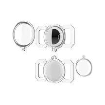 Noktaks - Airtag Uyumlu Silikon Anahtarlık - 06 - Şeffaf