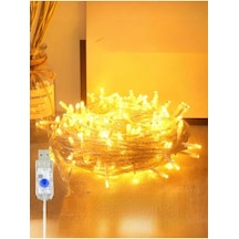 Yenigeldi 10 Mt Yılbaşı Led Günışığı Usb Girişli Noel Dekorasyon Üç Kademeli Genel