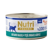 Nutri Feline Okyanus Balıklı Ve Midyeli Tahılsız Prebiyotikli Ezme Yetişkin Kedi Konservesi 70gr