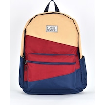 Fossil Unisex Çok Gözlü Günlük Seyahat Okul Sırt Çantası Bordo 9507