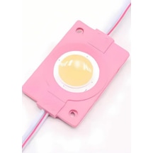 Tekli Su Geçirmez 12 Volt 2.4 Watt Modül Led Pembe 10 Adet