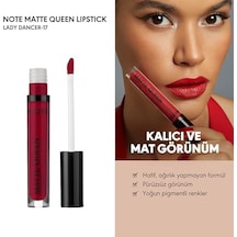 Lipstick 17 Lady Dancer Kalıcı Likit Ruj, Kırmızı 0