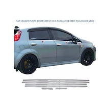 Ebal Otomotiv Fiat Grande Punto Krom Cam Çıtası 6 Prç. 2006 ÜZERİ P.ÇELİK