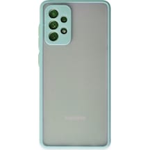 Newface - 25 - Samsung Galaxy A52 Kılıf Montreal Silikon Kapak - Csmo-tex - - Turkuaz