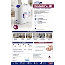Nilco Handforte 725 Plus Hijyenik El Tem Ürünü 20 Lt