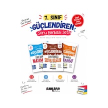 Ankara Yayıncılık 2027 7. Sınıf Matematik + Sosyal Bilgiler + Paragraf Yeni Müfredat Bağlam Temelli Güçlendiren Soru Bankası Seti 3 Kitap