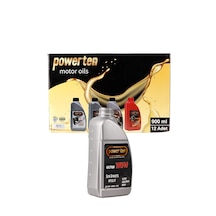 Power Ten 10w40 Motor Yağı 1 Litre 12 Adet Sentetik