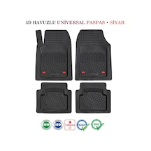 Audi A4 1996-1999 Avant Uyumlu 3d Havuzlu Universal Paspas Siyah Siyah