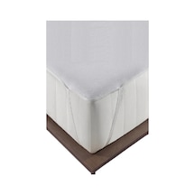 Evony 70x130 Cm Köşe Lastikli Sıvı Geçirmez Pamuk Bebe Yatağı Koruyucu Alezi Beyaz