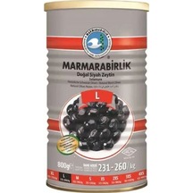 Marmarabirlik Hiper Doğal Salamura 231-260 KB L Siyah Zeytin 800 G