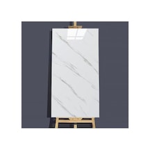 Ukab Dekor Kendinden Yapışkanlı Esnek Köpük Beyaz Pvc Mermer Panel 60x30 Cm Banyo Wc Mutfak Beyaz 30 X 60 Çok Renkli