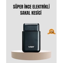 Kompakt Şarjlı Tıraş Makinesi Çift Yönlü Bıçaklı 45 Dakika Kullanım Süreli Diğer