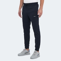 Slazenger ONLY IN Erkek Fermuar Cepli Lacivert Eşofman Altı