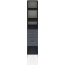 Hyperion Dolap 3 Raflı 2 Çekmeceli 44x44x221 Antrasit-antrasit Antrasit