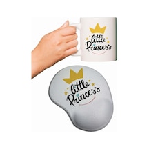 Little Princess Baskılı Mouse Pad + Kupa Bardak Mug Mousepad