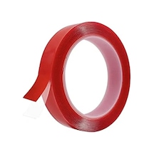 Şeffaf Su Geçirmez Çift Taraflı Bant, 5m X 10mm 0,13mm X 48mm X 25mt