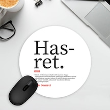 Lügatçe Hasret İsme Özel Mousepad