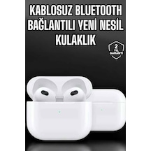 Bluetooth Kulaklık 3.nesil Kablosuz Uzun Pil Ömrü Dokunmatik Kontrol -