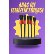 5 Parça Araç İçi Temizlik Fırçası Araç İçi-dışı Temizleme Semeglbl - 13 Fırça Seti