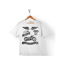 Motorcycle Lıve To Rıde Motosiklet Çocuk Tişört 001