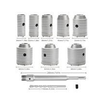 Willowhaven 68x200mm Sds Plus Beton Delici 3'lü Set Matkap Ucu