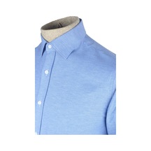 Cengiz İnler Standart Yaka Dokulu Cepsiz Slim Fit Erkek Gömlek 001 Cengiz İnler Standart Yaka Dokulu Cepsiz Slim Fit Erkek Gömlek 001