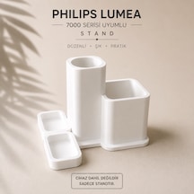 Philips Lumea 7000 Serisi Uyumlu Cihaz, Başlık Ve Adaptör Düzenleyici Stand Beyaz