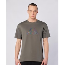 Kappa Logo Brian T-shirt Erkek Gri Regular Tişört