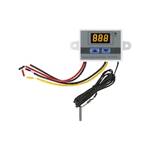 Geeksen  Led Ekran Termostat Modülü Ntc Probu İle Sıcaklık Sıcaklık Elektronik Sıcaklık Kontrol Cihazı