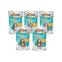 Zooe Kitten Milk Yavru Kedi Süt Tozu 5x200 G Avantajlı Set - Kitten Milk Kedi Sütü - Anne Sütü Takviyesi - Taurin Vitamin Mineral İçeren Yavru Kedi Maması