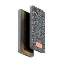 Onegif Samsung Galaxy S26 Plus Bright Simli Kapak - Gümüş 0.2M-Çok Renkli