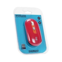 Smw-444 Usb Kırmızı Bluetooth Ve 2.4ghz Optik Wireless Mouse