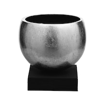 Vitale Fiber Glass Vazo Silver 25x20x27 Cm Ak.wlt0393