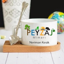 Peyzaj Mimarı Lüks Fincan Seti