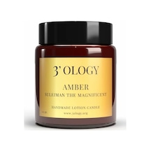 3'ology Suleiman The Magnificent Handmade Lotion Candle, 125 Gr 3 Paketi
