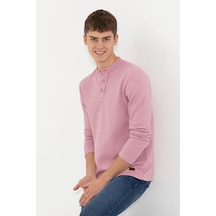 U.S. Polo Assn. Erkek Sweatshirt 50253447-vr033 Pembe