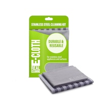 Paslanmaz Çelik Temizleme Bezi, Mikrofiber, Gri, 1 Paket Belirtilmemiş