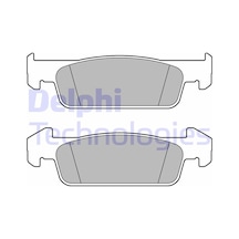 Delphı Ön Balata Clıo Iv 1.2 1.5dci 12 Dacıa Sandero Iı 1.2.1.2 Lpg 2012 Logan 12 140.2x18x42 Lp2663 410609646r 410602396r